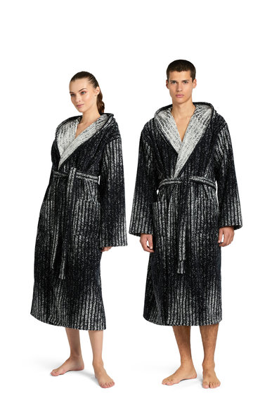 BLANCO BATHROBE, NERO/BIANCO - 1B3AC99710601