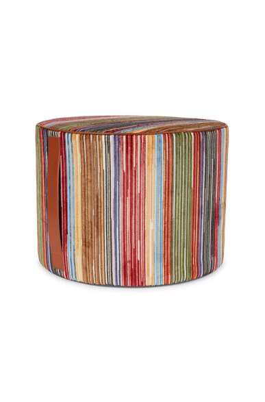 Bangor cylinder pouf, ARANCIO MULTICOLOR - 1B4LV00006159