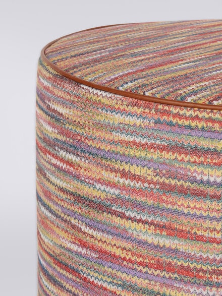 Biscayne cylindrical pouffe 40x30 cm, Orange - 1B4LV00007159