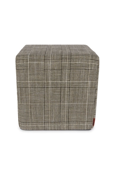 BRISTOL CUBE POUF, NERO/BIANCO - 1B4LV00009601