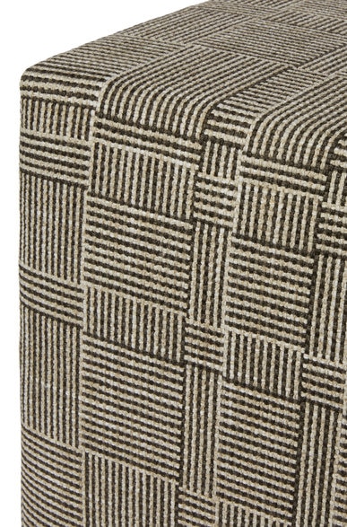 BRISTOL CUBE POUF, NERO/BIANCO - 1B4LV00009601