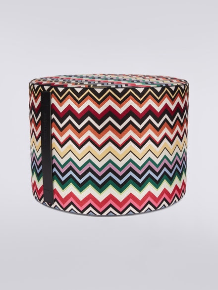 Belfast cylindrical pouffe 40x30 cm, Multicoloured  - 1B4LV00011100