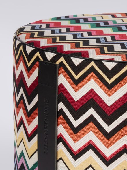 Belfast cylindrical pouffe 40x30 cm, Multicoloured  - 1B4LV00011100