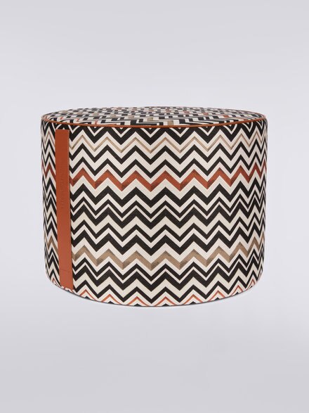 Belfast cylindrical pouffe 40x30 cm, Multicoloured  - 1B4LV00011160