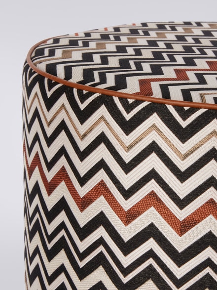 Belfast cylindrical pouffe 40x30 cm, Multicoloured  - 1B4LV00011160