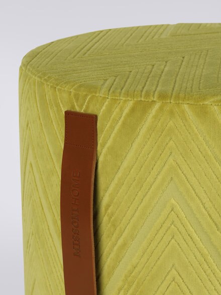 Basel cylindrical pouffe 40x30 cm, Gold - 1B4LV0001262