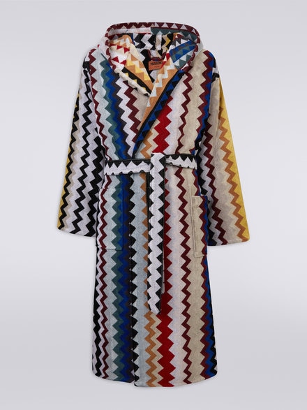 Cyrus Hooded Bathrobe, Red  - 1C3AC99762156