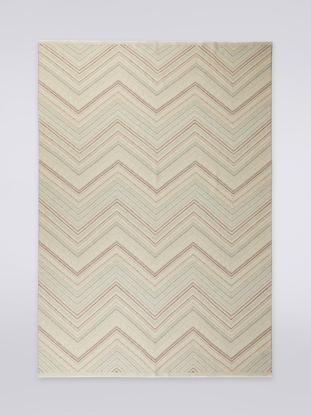 Catullo 130x190 cm wool and cashmere blanket, White  - 1C3PL99005148