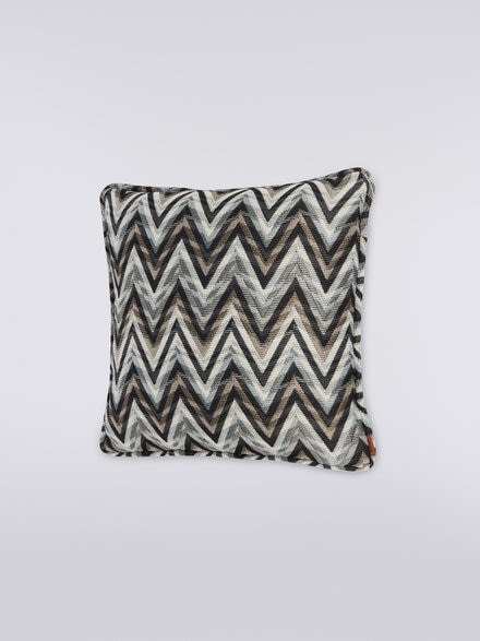 Bleatched 40x40 cm 3D effect chevron cushion, Black    - 1C4CU00715160