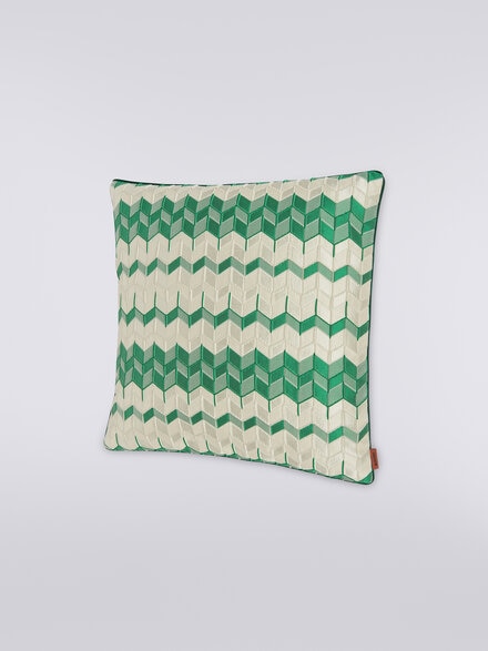 Tread 40x40 cm chevron 3D effect cushion, Multicoloured  - 1C4CU00719651