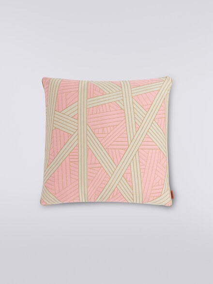 Nastri cushion 40x40 cm with stitching, Pink - 1C4CU00747251