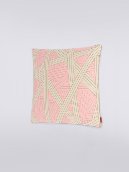 Nastri cushion 40x40 cm with stitching, Pink - 1C4CU00747251