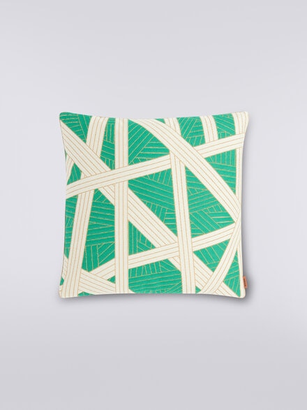Nastri cushion 40x40 cm with stitching, Multicoloured  - 1C4CU00747651