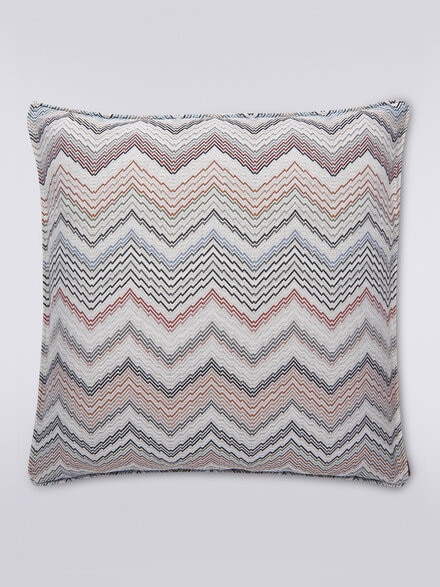 Milano 60x60 cm cushion with knitted effect, White  - 1C4CU00756148