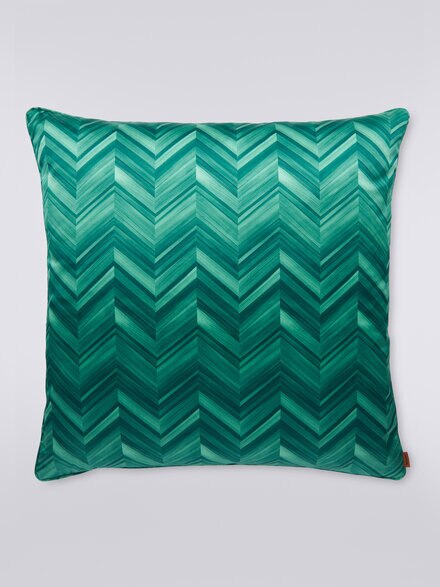 Layers 60x60 cm cotton sateen chevron cushion, Multicoloured  - 1C4CU0077365