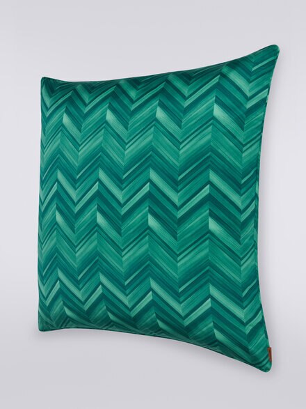 Layers 60x60 cm cotton sateen chevron cushion, Multicoloured  - 1C4CU0077365