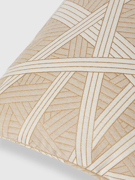 Nastri cushion 60x60 cm with contrasting stitching, Beige - 1C4CU00774481