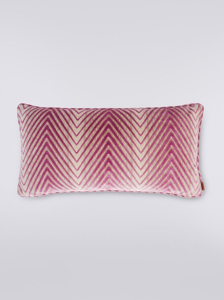 Ziggy 30x60 cm viscose blend zigzag cushion, Multicoloured  - 1C4CU00778571