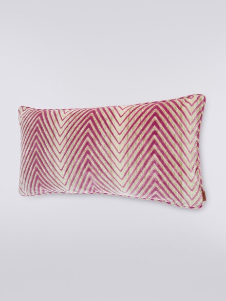 Ziggy 30x60 cm viscose blend zigzag cushion, Multicoloured  - 1C4CU00778571
