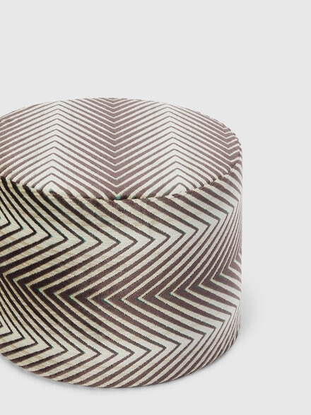 Ziggy pouffe, 40x30 cm cylinder , Purple  Multicoloured  - 1C4LV00010149
