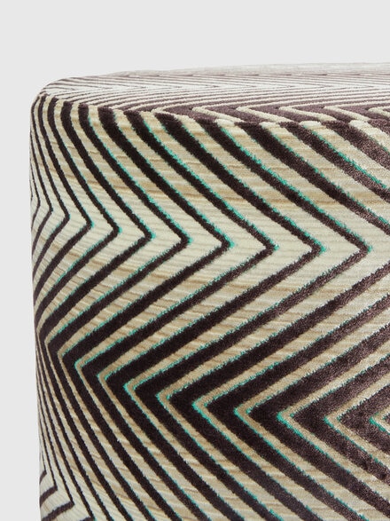 Ziggy pouffe, 40x30 cm cylinder , Purple  Multicoloured  - 1C4LV00010149