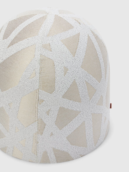 Pouf Nastri 50x50 cm, White  - 1C4MO00020201