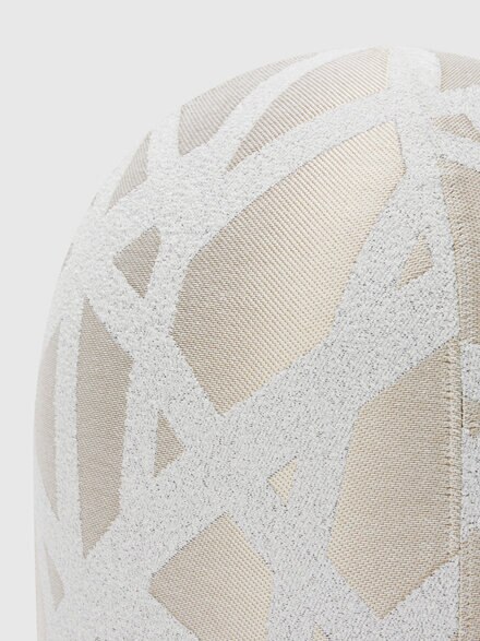 Pouf Nastri 50x50 cm, White  - 1C4MO00020201