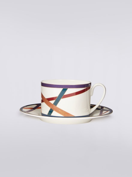 Nastri Set of 2 tea cups & saucers, Multicoloured  - 1C4OG00039100