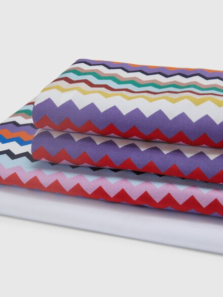 Double duvet cover set 250x200 cm, Valparaiso cotton sheet and pillowcases, Multicoloured  - 1D3LH03901100