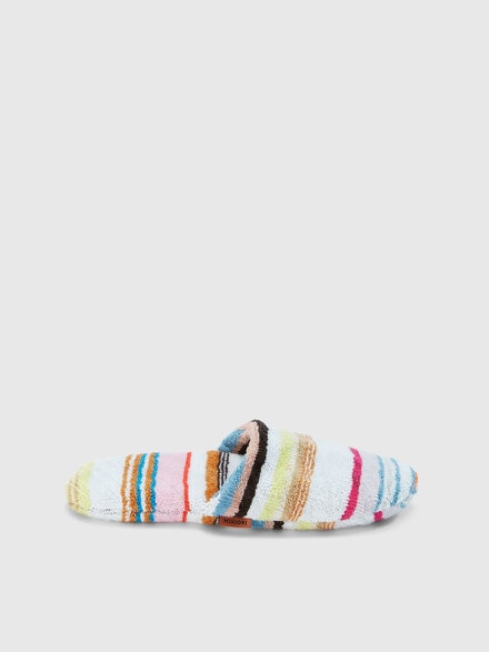 Moonshadow cotton terry slippers with lurex, Multicoloured  - 1D3OG00001100