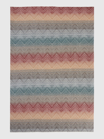 Marea 130x190 cm wool plaid blanket with chevron pattern, Multicoloured  - 1D3PL99015100