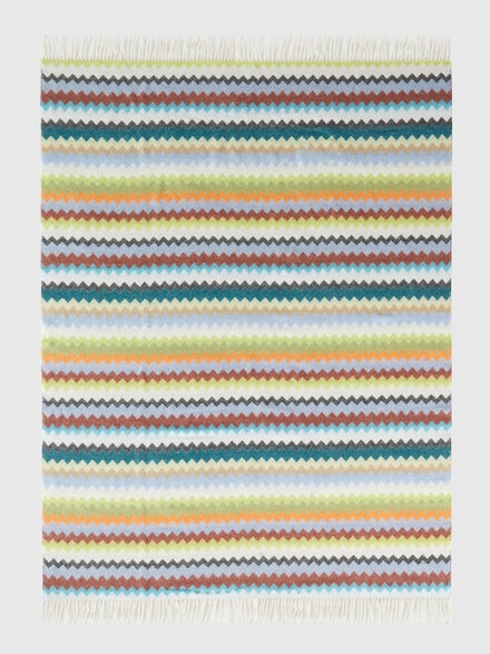 Guatape' Throw 130X190, Turquoise  Multicoloured  - 1D3PL99019BL170