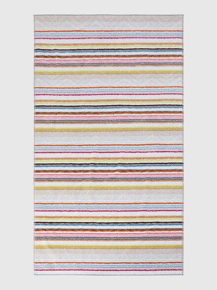 Moonshadow 100x180 cm bath towel in cotton terry with lurex, Multicoloured  - 1D3SP99926100
