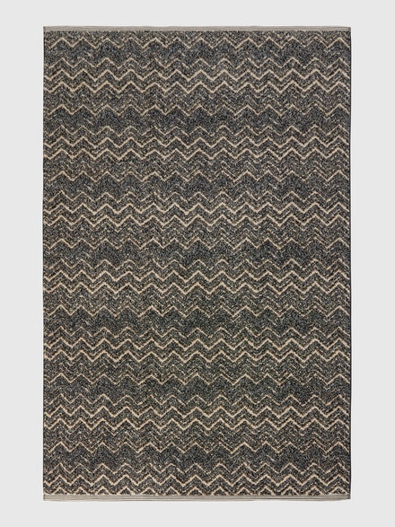 Toalla de baño Azul 150x100 cm de rizo de algodón con motivo de espigas, Marròn - 1D3SP99937138