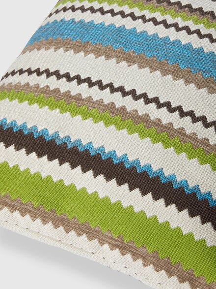 Cancun outdoor cushion 40x40 cm, Turquoise  Multicoloured  - 1D4CU00724170