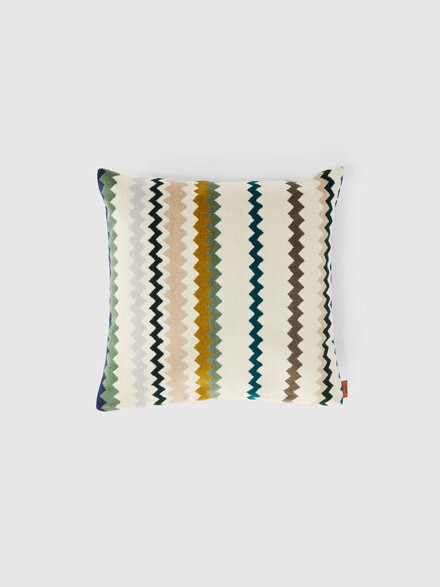 Outdoor Cushion Dune 40x40 cm zig zag, Green & Multicoloured  - 1D4CU00731134