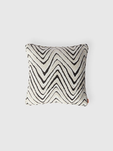Coussin d’extérieur Savana 40x40 cm, Noir & Blanc - 1D4CU00747601