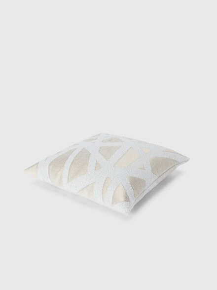 Cojín de exterior Nastri bouclé 50x50 cm, Blanco  - 1D4CU00772201