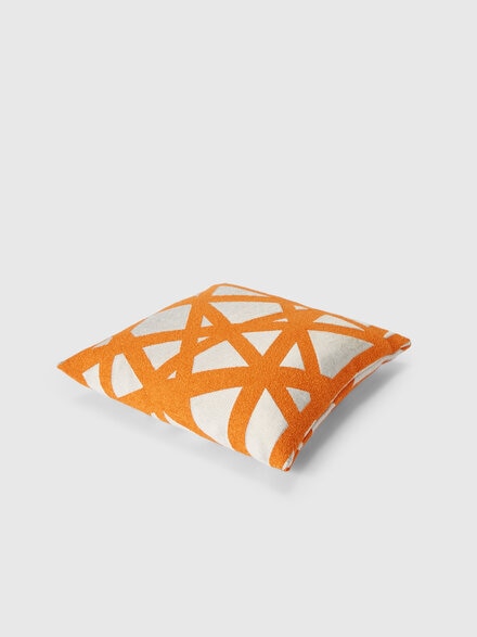 Bouclé Nastri outdoor cushion 50x50 cm, Orange - 1D4CU00772591