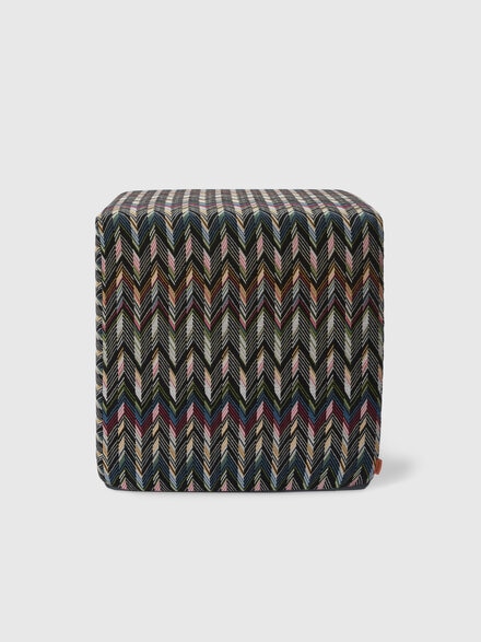 Stride cubic pouffe 40x40x40 cm, Black    - 1D4LV00014160
