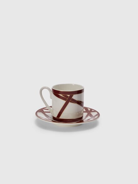 Nastri Set of 6 coffee cups & saucers, Red  - 1D4OG0002628