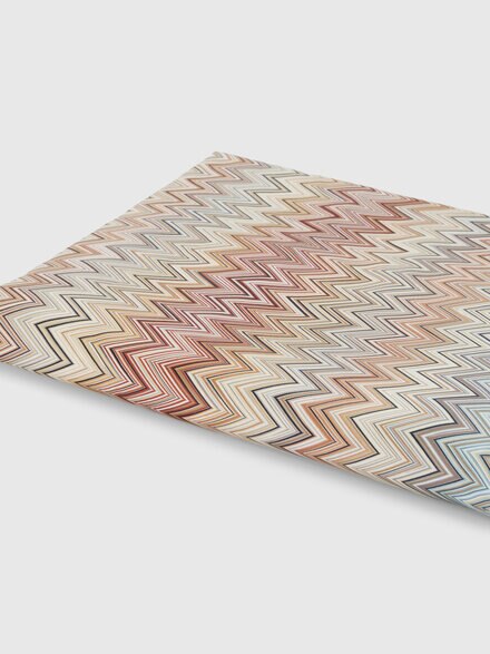 John Re Edition Duvet Cover in 100% cotton with chevron pattern, Black Multicoloured  - 1E3LH00006160