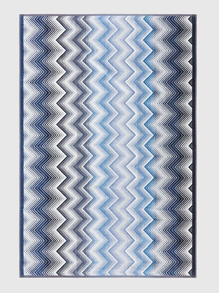 Marea pure cotton bath towel 100x150 cm, Blue& White  - 1E3SP99118501