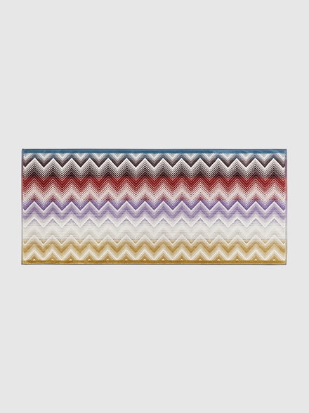 Marea Bath Mat 100% cotton with chevron pattern 70x160 cm 1000 gr/m², Multicoloured  - 1E3SP99167100