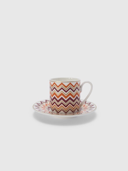 Iconic طقم فناجين قهوة مع صحون (قطعتان), متعدد الألوان - 1E4OG00007100