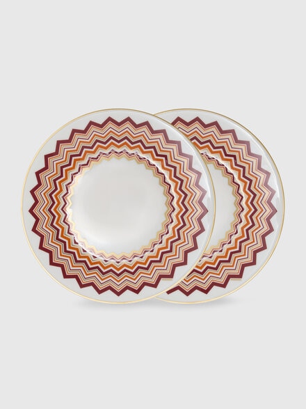 Iconic Dessert Plate Set of 2 - &Oslash; 21.5 cm, Multicoloured  - 1E4OG00021100