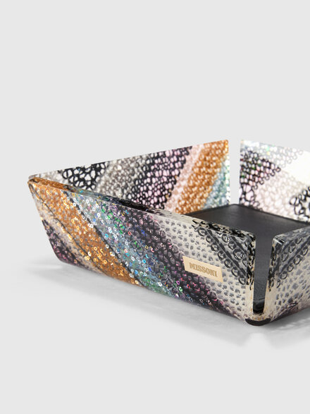 Vide-poches en r&eacute;sine avec paillettes, Multicolore  - 1E4OG99003100