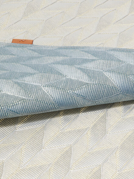 Set of two Sestriere placemats 35x48 cm with geometric pattern, Brown - 1E4TV0050341