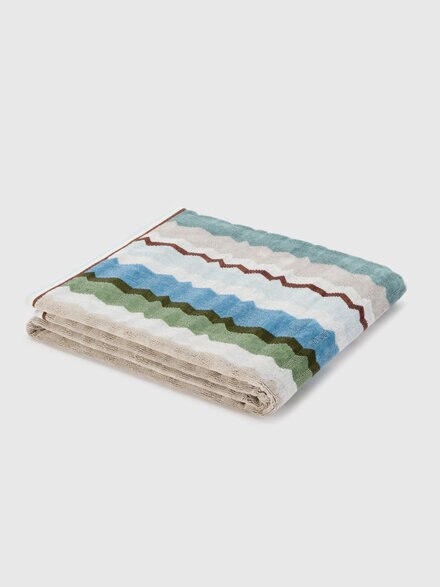 Eva cotton terry bath towel 100x150 cm, Multicoloured  - 1F3SP99118100