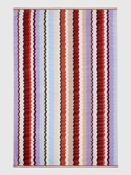 Eva cotton terry bath towel 100x150 cm, Red Multicoloured - 1F3SP99118156